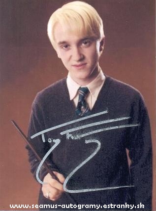 Tom Felton Autograph